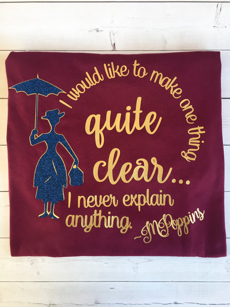 English Nanny Ladies Shirt