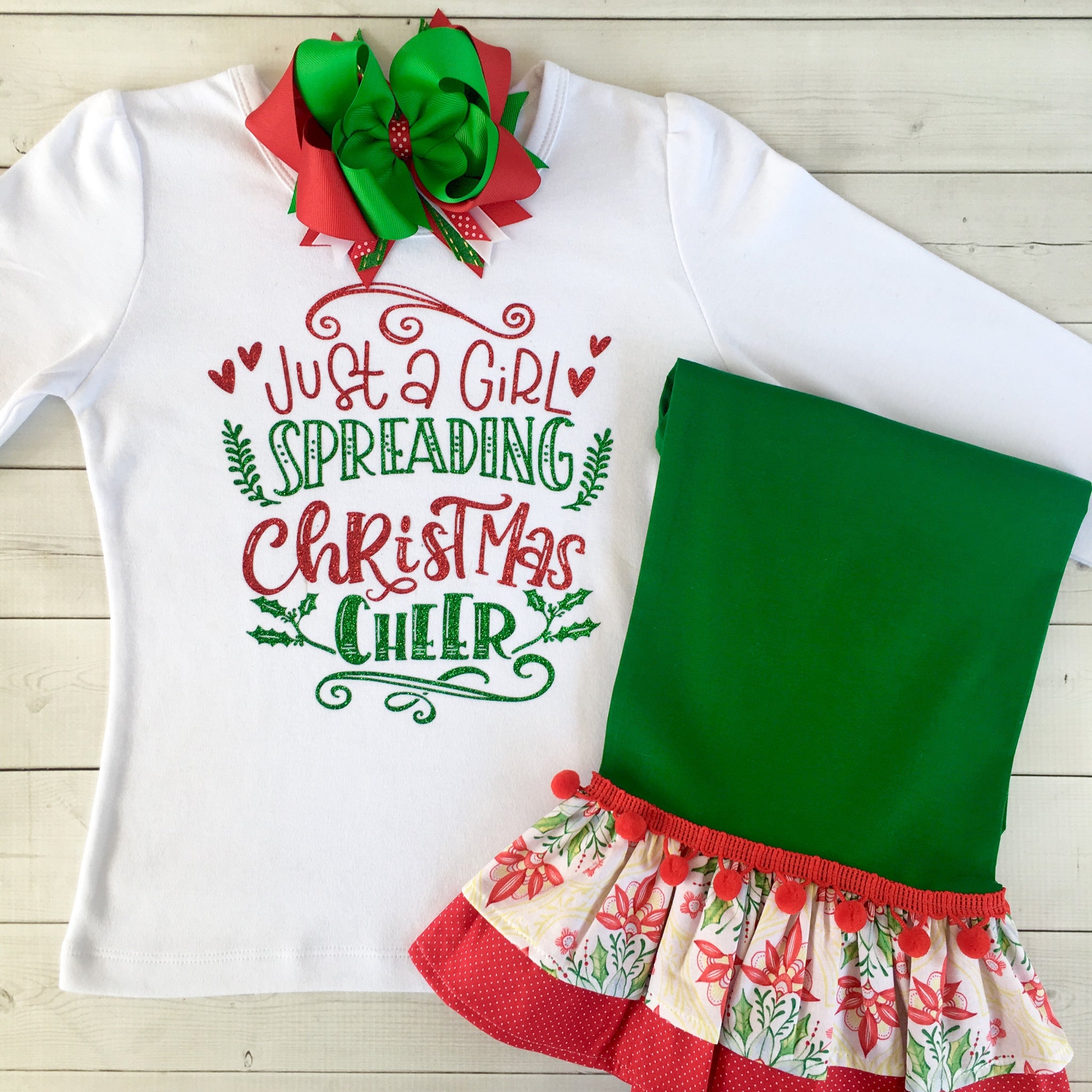 Miss Mouse "Spread Cheer" Glitter Pant Set