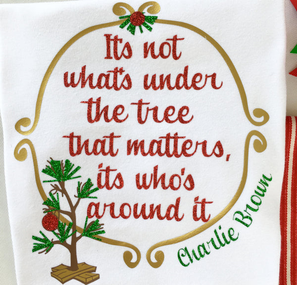 Charlie's Tree Glitter Ruffled Pant Set