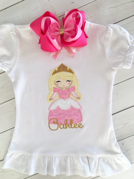 Sleepy Princess Embroidered SHIRT ONLY