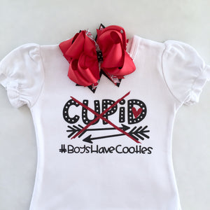 Cupid Girl's Glitter SHIRT ONLY