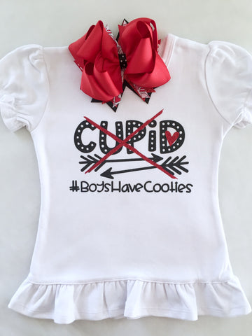 Cupid Girl's Glitter SHIRT ONLY