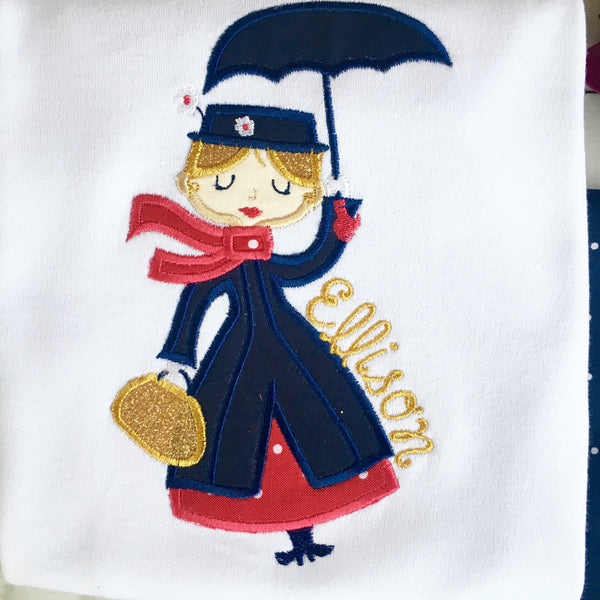 English Nanny Embroidered SHIRT ONLY