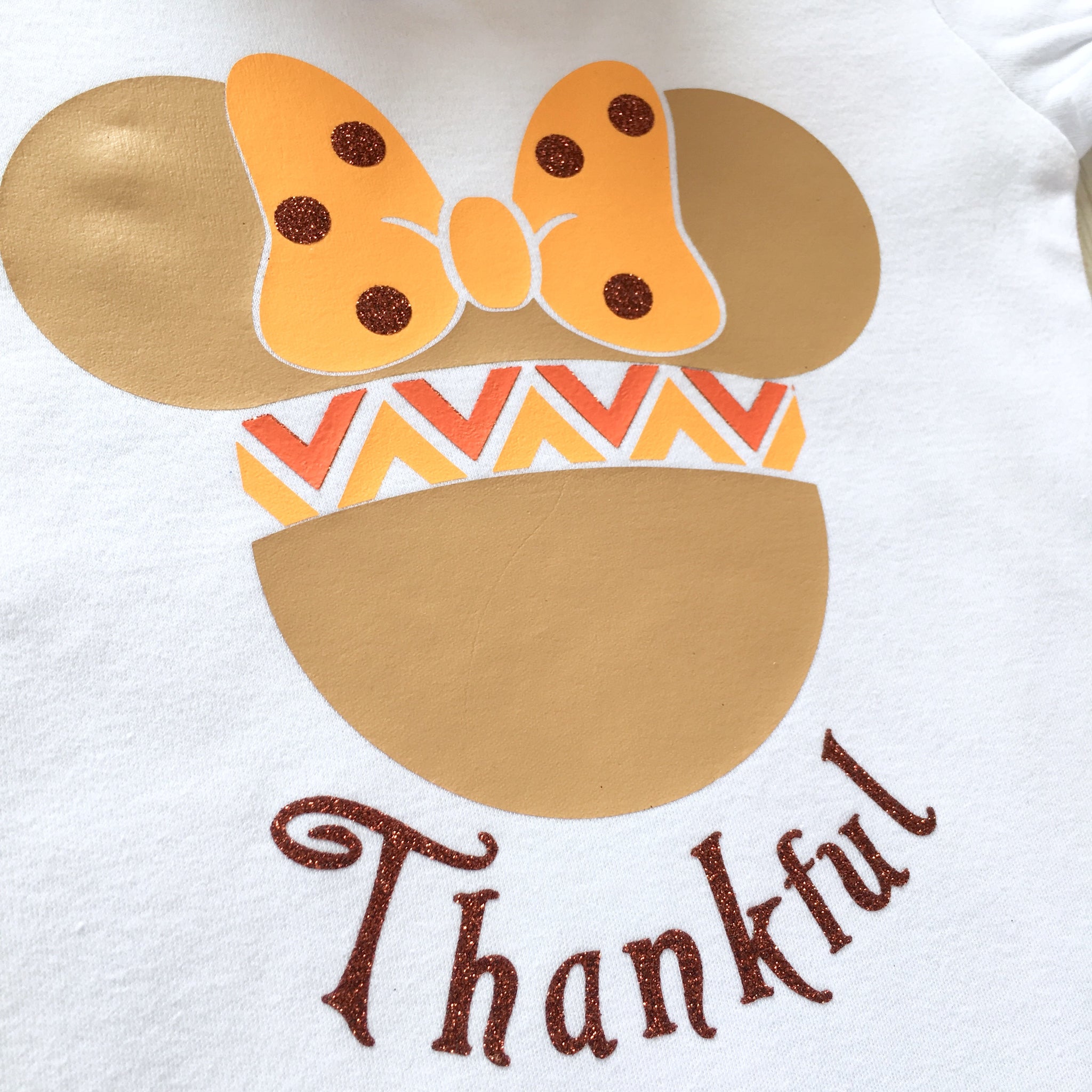 Thanksgiving Girl Mouse Shirt ONLY