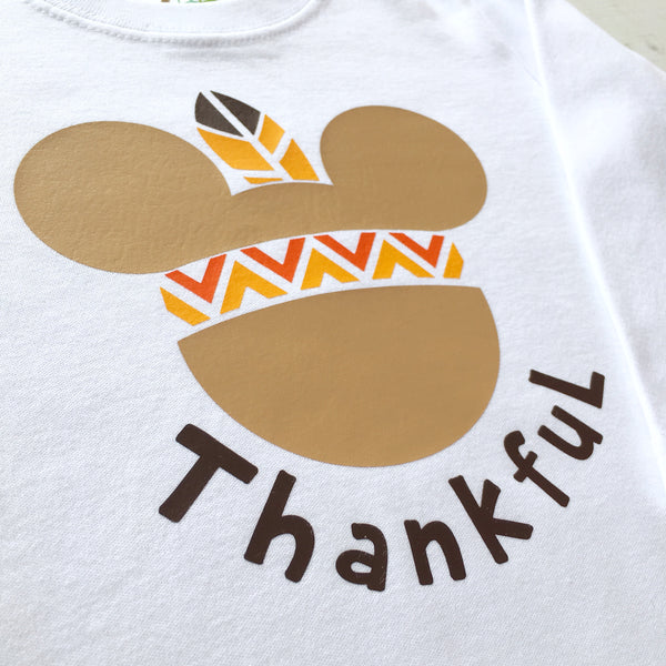 Thanksgiving Boy Mouse Shirt ONLY