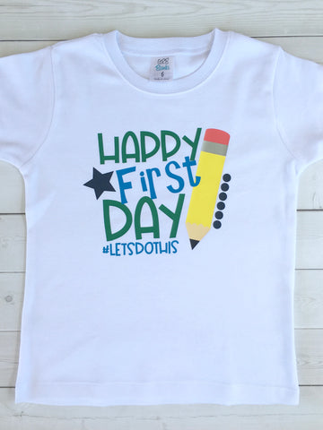 Smart Boy *First Day* SHIRT ONLY