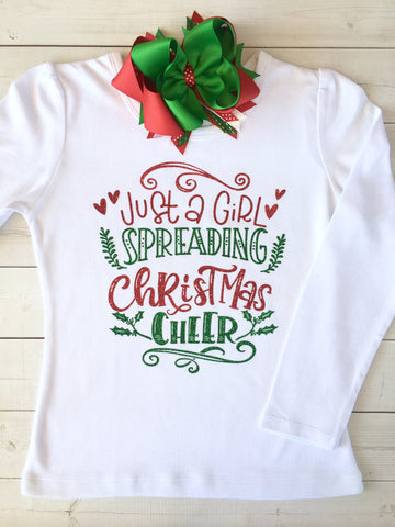 Jolly Christmas Spreading Christmas Cheer Shirt "ONLY"