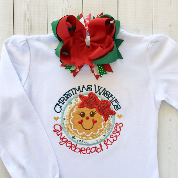 Gingerbread Kisses Single Ruffle Pant Set