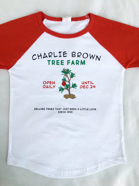 Charlie's Tree Farm Boy or Girl SHIRT ONLY