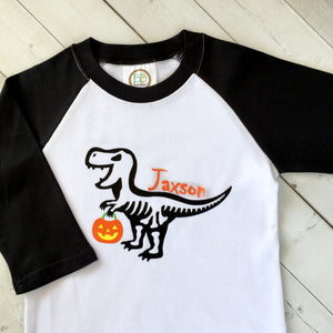Trick-Or-Treat T-Rex Boys Shirt Only