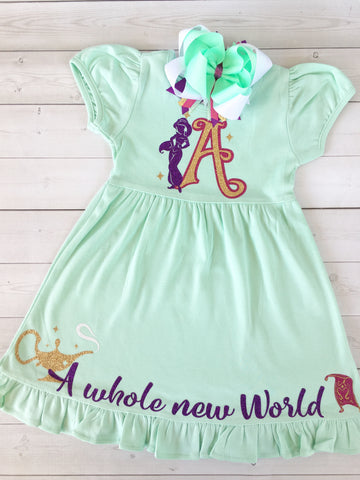 Genie Princess Glitter Dress